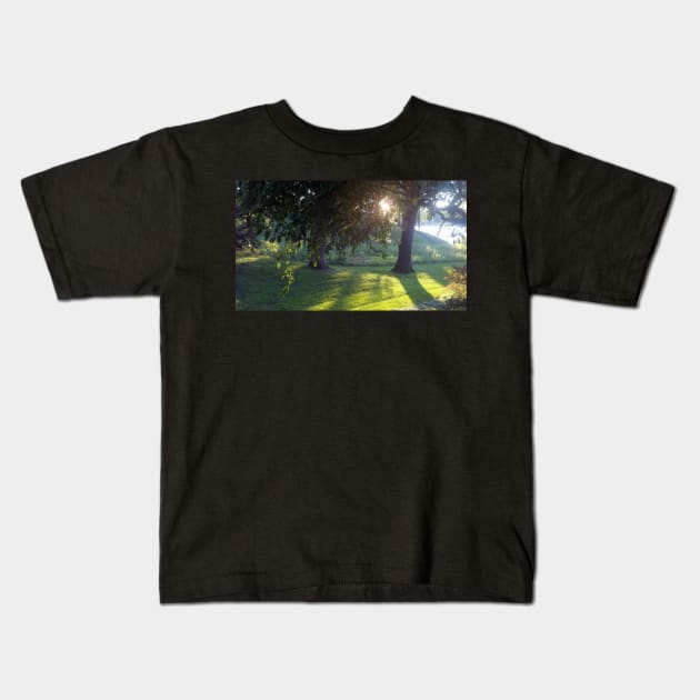 Beautiful Backyard Kids T-Shirt by Trouserhouse